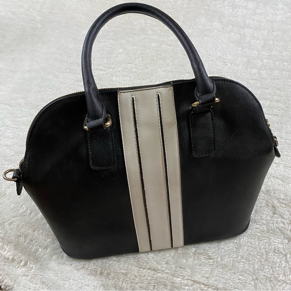 Miztique Black with Racer-Stripe Handbag Zipper Purse - Picture 2 of 13
